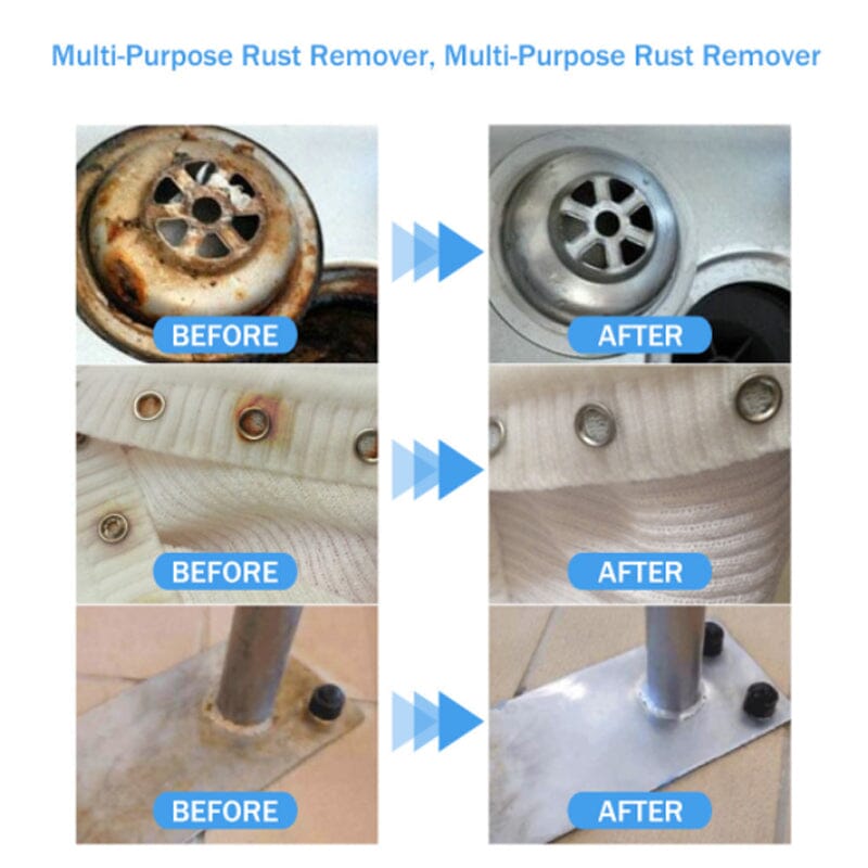 Multipurpose rust remover spray