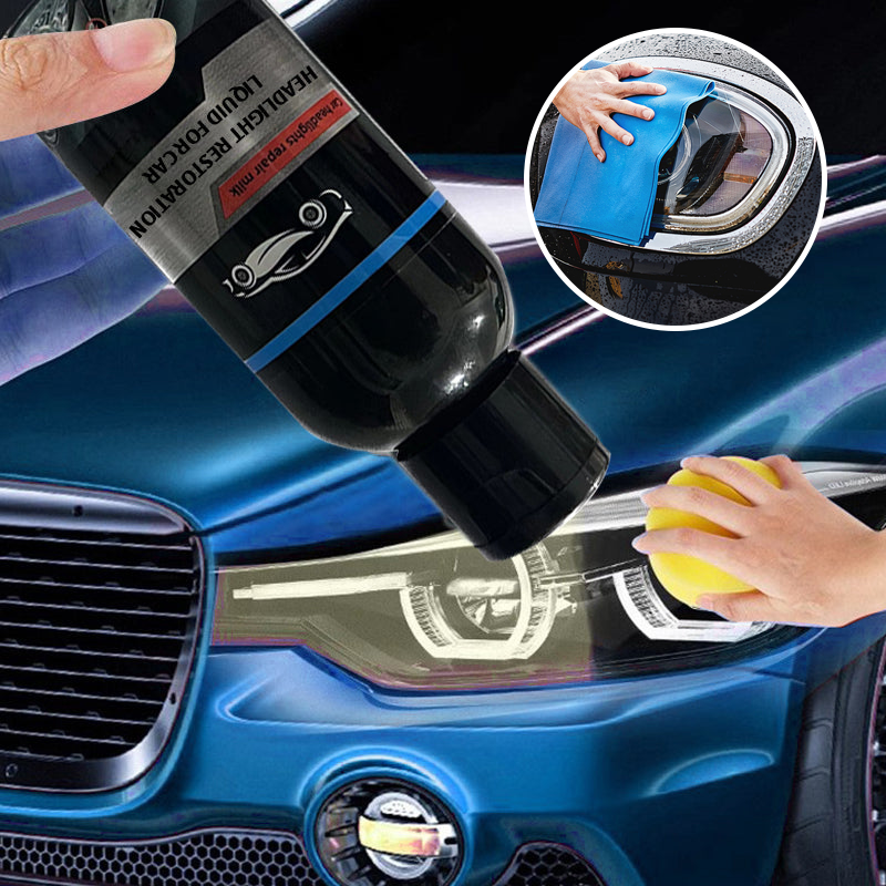 Car headlight repair fluid