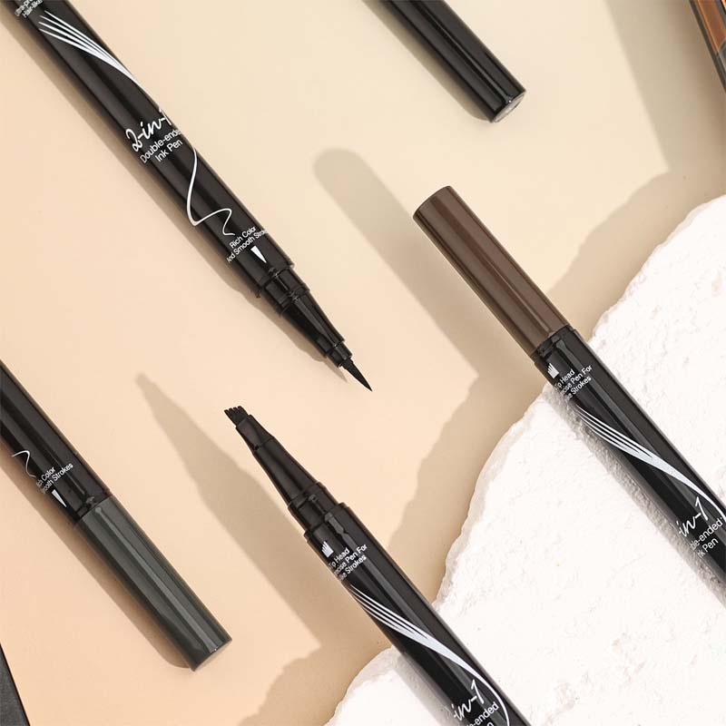 2-In-1 Waterproof Long-Lasting Eyebrow Pen