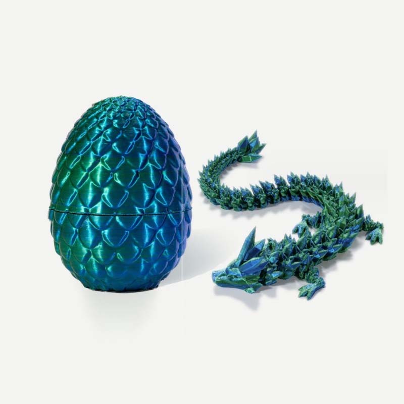 Gemstone Dragon Egg Ornaments