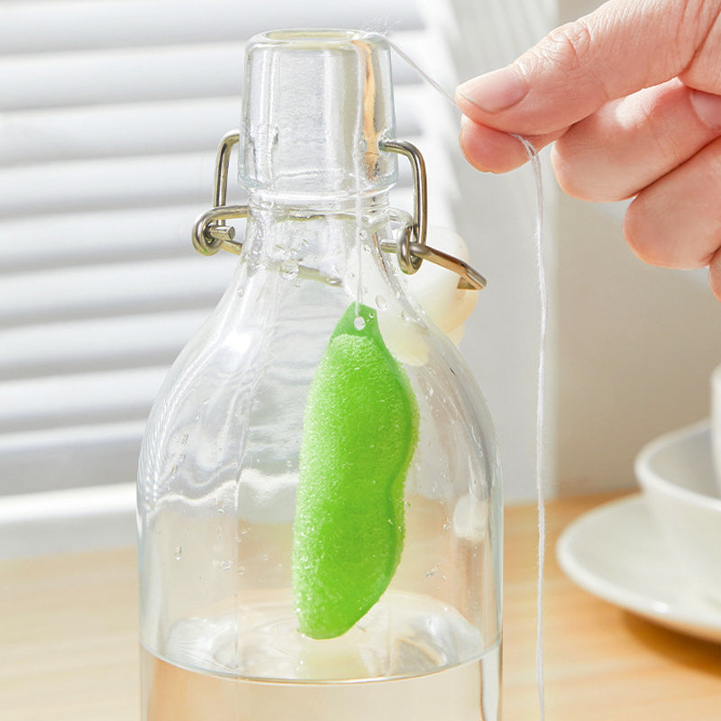 Beans Shaped Bottle Cleaning Sponge