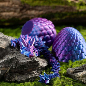 Gemstone Dragon Egg Ornaments