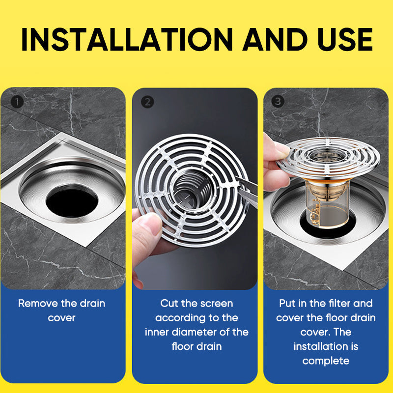 Odor Proof Floor Drain For Sewer