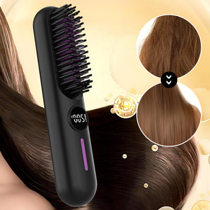 Portable Cordless Straightener Brush