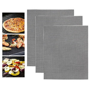 🔥Hot Sale-55% OFF🔥Teflon Non-stick BBQ Grill Mesh Mat for Reusable Cleaning