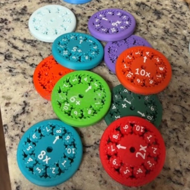 Math Facts Fidget Spinners