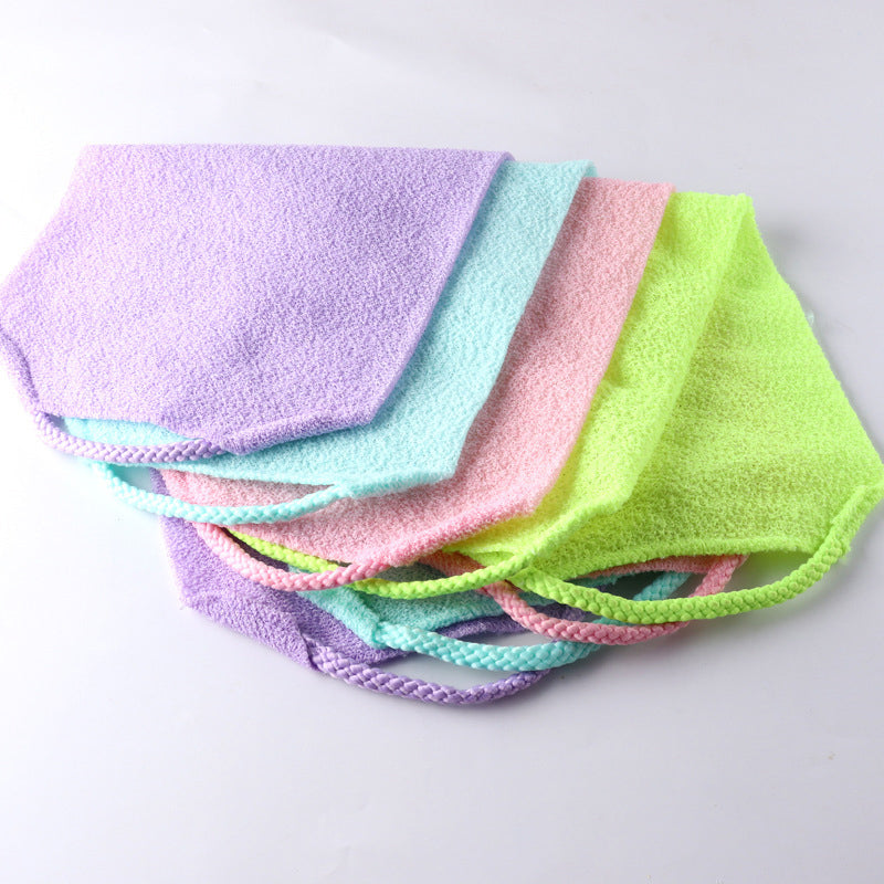 Stretchable Back Rub Bath Towel