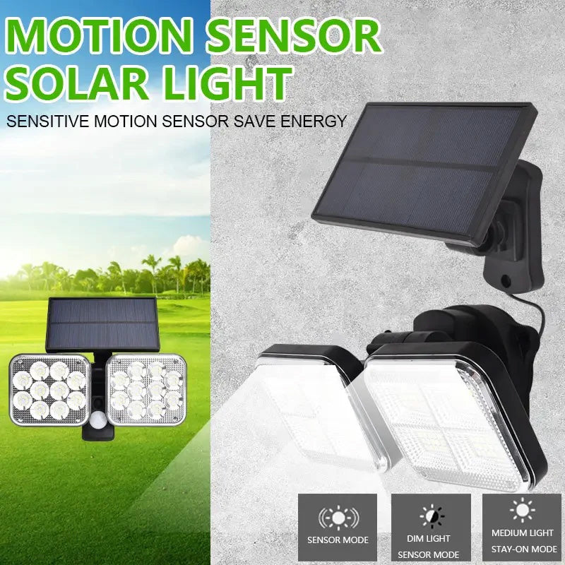 Waterproof Outdoor Solar Lights with Motion Sensor