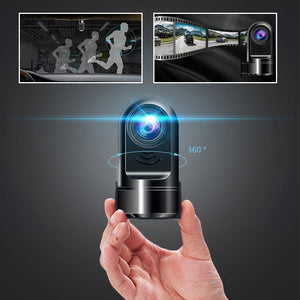 1080P HD 360° Rotating Mini ADAS Dashcam