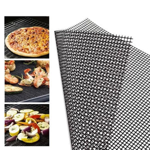 🔥Hot Sale-55% OFF🔥Teflon Non-stick BBQ Grill Mesh Mat for Reusable Cleaning