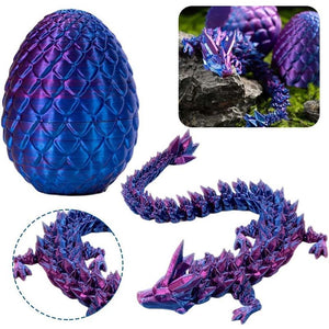 Gemstone Dragon Egg Ornaments