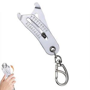 Portable Precise Thread Size Checker Keychain