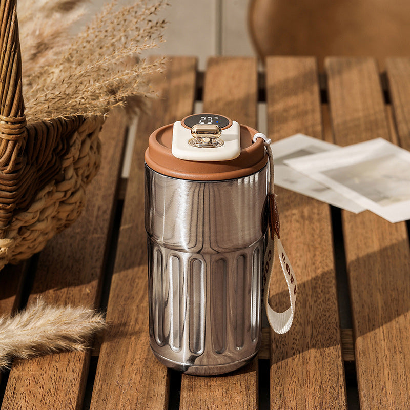 Coffee Thermos With Temperature Indicator