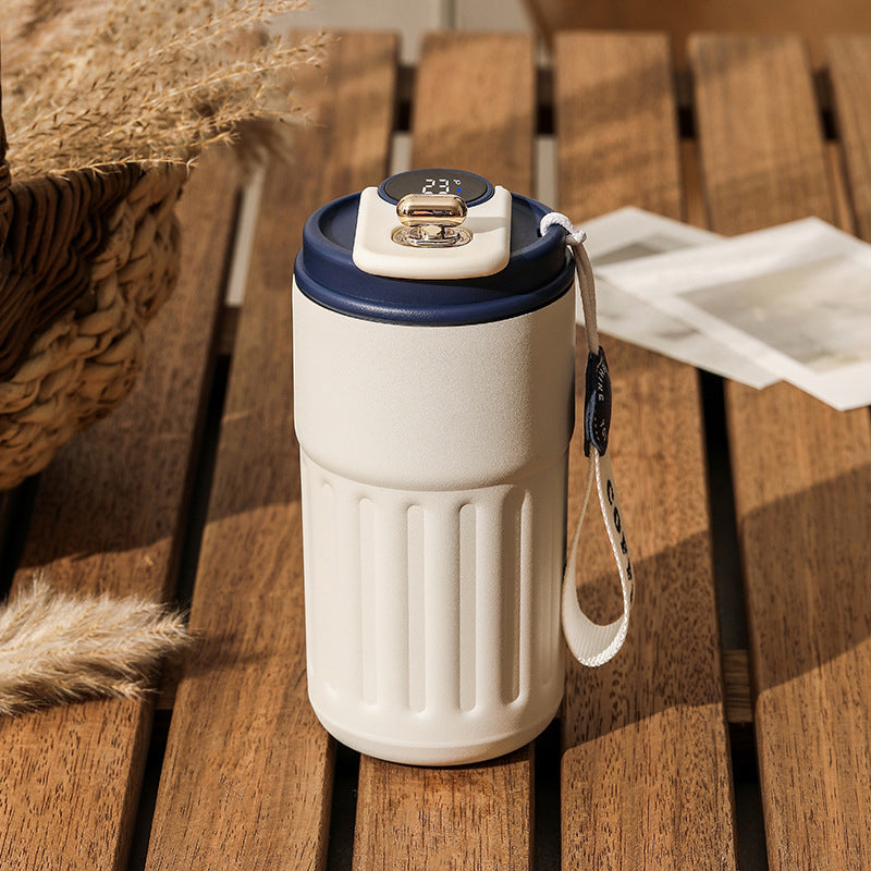 Coffee Thermos With Temperature Indicator