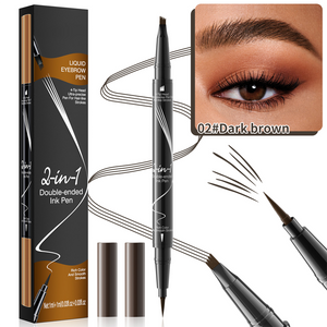 2-In-1 Waterproof Long-Lasting Eyebrow Pen