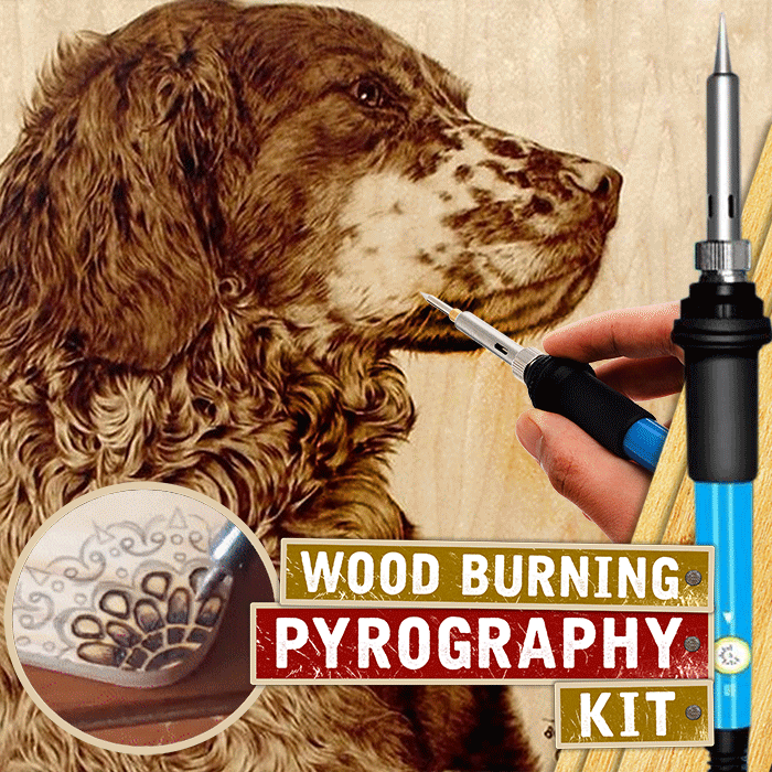 (LAST DAY PROMOTIONS- Save 50% OFF)Wood Burning Pyrography Kit 37pcs