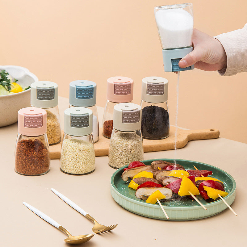 Salt and Pepper Shakers Precise Quantitative Push Type