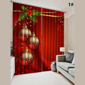 Christmas Window Curtains - 10 patterns