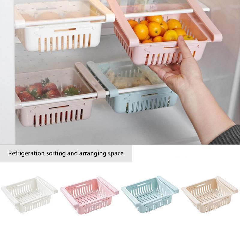 Kitchen Storage Refrigerator Partition Storage Rack