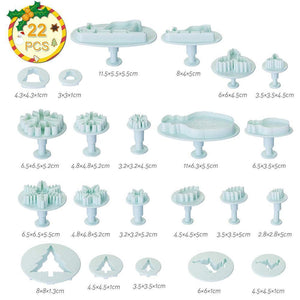 Christmas Cookies Cutters (22 PCs)