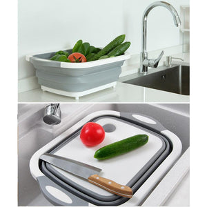 Portable Multi-function Collapsible Dish Tub