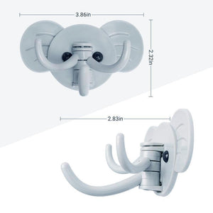 Elephant Utility Hooks Wall Hanger