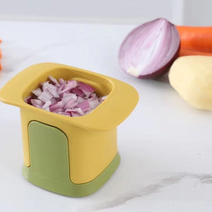 Mini kitchen hand press vegetable cutter💓