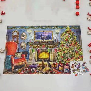 Christmas Advent Calendar Jigsaw Puzzle Blind Box 1000/1008pcs