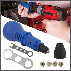 Detachable Rivet Gun Drill Adapter