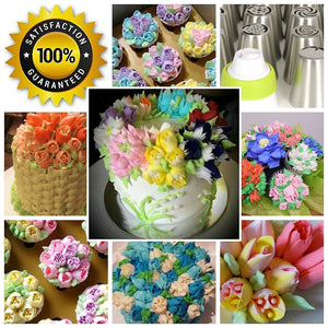 🔥 Hot Sale 50% off 🔥 --Cake Decor Piping Tips & Create Unique Cupcake Decorating