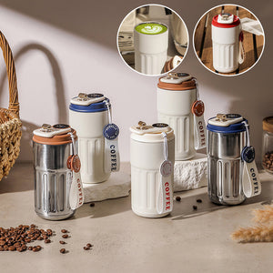 Coffee Thermos With Temperature Indicator