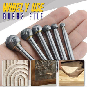 Ball End Double Cut Rotary Burrs File